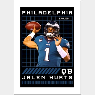 JALEN HURTS - QB - PHILADELPHIA EAGLES Posters and Art